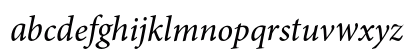 Adobe Hebrew Italic Preview