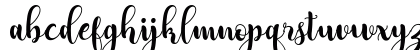 Adreena Script Demo Regular Lowercase Preview