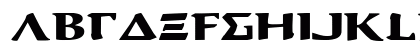 Aegis Expanded Expanded Lowercase Preview