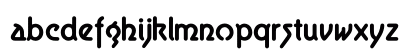 Aerolite Bold Regular Lowercase Preview
