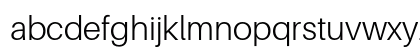 Aileron Light Lowercase Preview