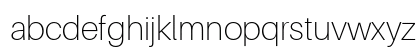 Aileron Thin Lowercase Preview
