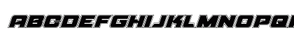Aircruiser Academy Italic Italic Lowercase Preview
