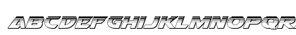 Airstrike Platinum Regular Lowercase Preview