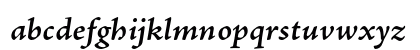 Adobe Jenson Pro Semibold Italic Caption Lowercase Preview