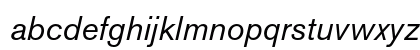 Berthold Akzidenz Grotesk Italic Preview