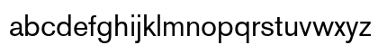 Akzidenz-Grotesk Std Regular Lowercase Preview