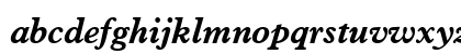 Aldine721 BT Bold Italic Lowercase Preview