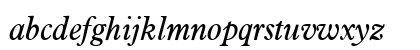 Aldine Italic Lowercase Preview