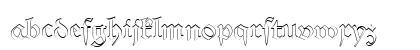 Alte Schwabacher D Ou1 Regular Lowercase Preview