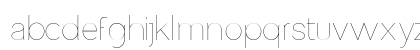 Altera Regular Lowercase Preview