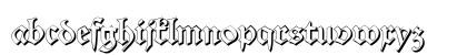 Alte Schwabacher Shadow Lowercase Preview