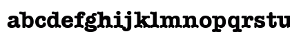 AmericanTypewriter Bold Lowercase Preview