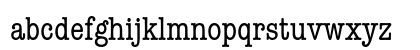 ITC American Typewriter Condensed Preview