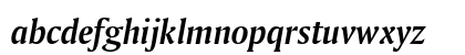 Bitstream Amerigo Bold Italic Lowercase Preview