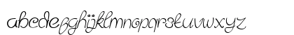 Amora Regular Lowercase Preview