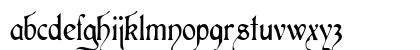 Aneirin Regular Lowercase Preview