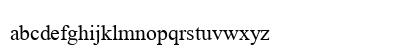 Angsana New Regular Lowercase Preview