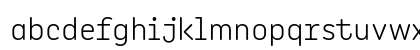 Angus Light Regular Lowercase Preview