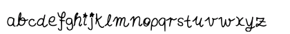 AnnasHandschrift Medium Lowercase Preview