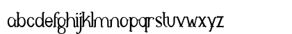 Antelope Regular Lowercase Preview