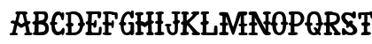 AntiHero Regular Lowercase Preview