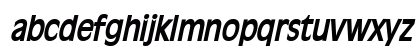 Antiqua 101-Condensed Bold Italic Preview