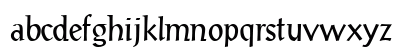 AntiquaSSK Regular Lowercase Preview
