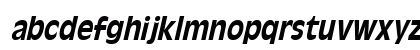 AntiqueCondensed Bold-Italic Lowercase Preview