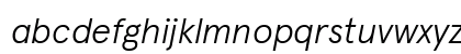 Apercu Pro Light Italic Lowercase Preview