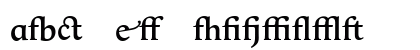 ApollineAlternate SemiBold Lowercase Preview