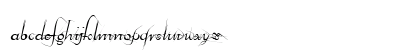 AraneaEF Regular Lowercase Preview