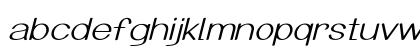 Arcon Expanded Italic Lowercase Preview