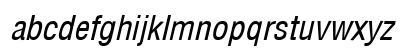 Arena Condensed Italic Preview