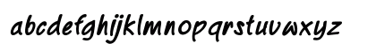 Aribola Bold Italic Lowercase Preview