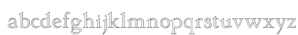 Arkwright Regular Lowercase Preview
