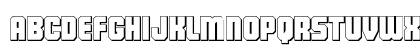 Army Rangers 3D Regular Lowercase Preview