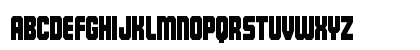 Army Rangers Condensed Condensed Lowercase Preview