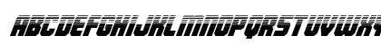 Army Rangers Half-Tone Italic Italic Lowercase Preview