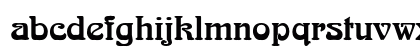 Arnold B￿cklin Std Regular Lowercase Preview