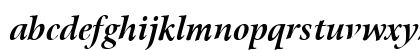 Arrus Bold Italic Lowercase Preview