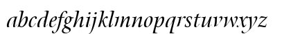 Arrus Italic Lowercase Preview
