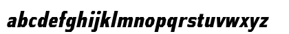 Athabasca Condensed ExtraBold Italic Lowercase Preview