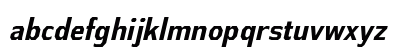 Athabasca Condensed Bold Italic Lowercase Preview