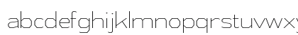 Athabasca ExtraLight Lowercase Preview