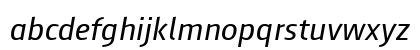 August Sans Reduced 56 Italic Preview