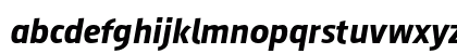 August Sans Reduced 76 Bold Italic Preview