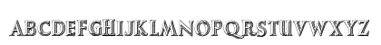 Augustus Beveled Regular Lowercase Preview