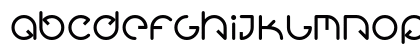 Auritra Regular Lowercase Preview