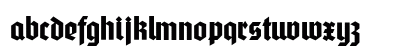 Autobahn Regular Lowercase Preview